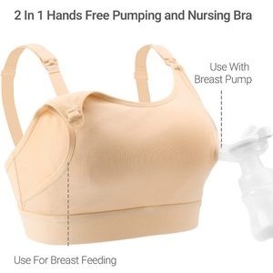 Sz M Hands Free Nursing Pumping Bra